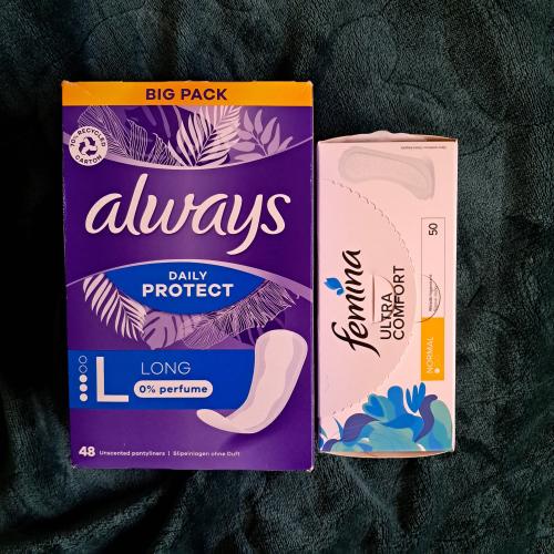 Always Daily Protect, Long Unscented Pantyliners 4 in1 (Bezzapachowe wkładki higieniczne) - opinie | zdjęcie do recenzji od AnaSky - 1