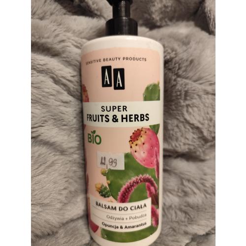 AA Super Fruits & Herbs, Balsam do ciała `Opuncja & amarantus` - opinie | zdjęcie do recenzji od clareblondi - 1