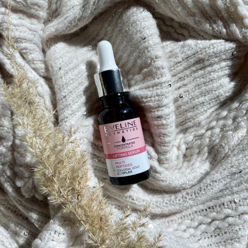 Eveline Cosmetics Skoncentrowana Formuła, Serum multi peptydy + koloidalne złoto `Lifting` - opinie | zdjęcie do recenzji od Crystal1994 - 2