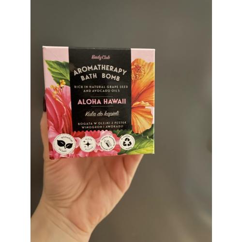 Marba Cosmetics Body Club, Aromatherapy Bath Bomb Aloha Hawaii (Kula do kąpieli) - opinie | zdjęcie do recenzji od Kasiennka2501