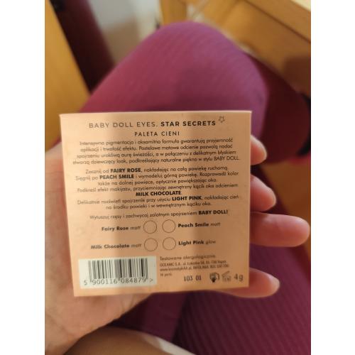 AA Wings of Color Star Secrets, Baby Doll Eyes, Eyeshadow Palette (Paleta cieni do powiek) - opinie | zdjęcie do recenzji od clareblondi - 3
