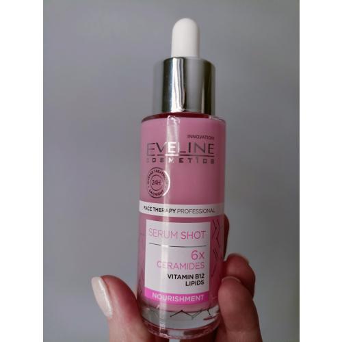 Eveline Cosmetics Face Therapy Professional, Serum Shot,  6x Ceramidy, Serum odżywcze - opinie | zdjęcie do recenzji od zcosmetica_me - 1