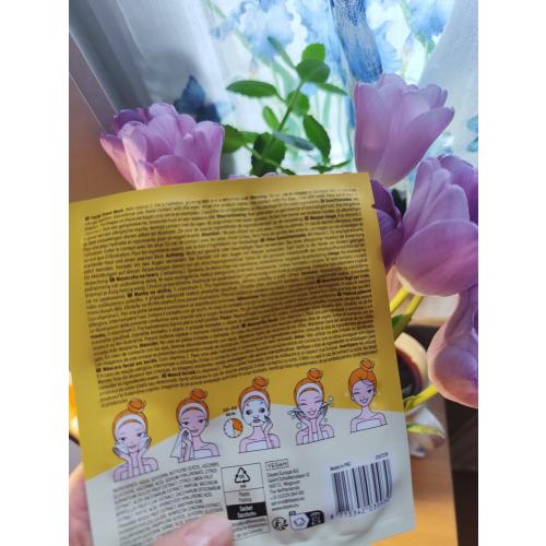 Action CU Later with Vitamin C Hydrating Refreshing Sheet Mask (Maseczka w płachcie) - opinie | zdjęcie do recenzji od clareblondi - 2