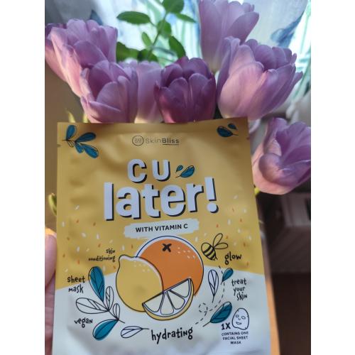 Action CU Later with Vitamin C Hydrating Refreshing Sheet Mask (Maseczka w płachcie) - opinie | zdjęcie do recenzji od clareblondi - 3