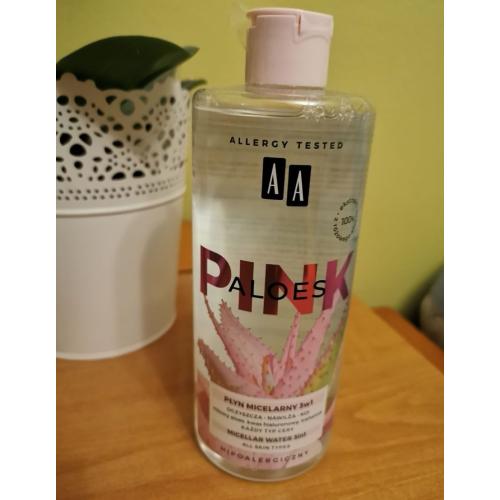 AA Pink Aloes, Płyn micelarny 3w1 - opinie | zdjęcie do recenzji od anniebrz - 1