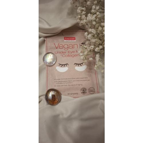 Purederm Vegan Under Eye Pads Collagen (Płatki kolagenowe pod oczy) - opinie | zdjęcie do recenzji od missi13