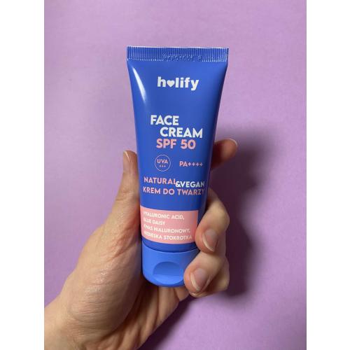 Holify Krem do twarzy hialuronowy SPF 50 PA ++++ - opinie | zdjęcie do recenzji od beautylover_1