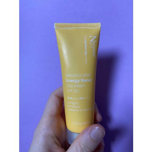 Nacomi Next Lvl, The Perfect Day Cream, Mitochondrial Energy Boost Day Cream SPF30 (Energetyzujący krem do twarzy  z ochroną mitochondrialną SPF 30) - opinie | zdjęcie do recenzji od beautylover_1