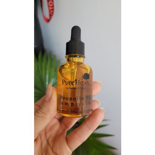 Pure Heals Propolis 80 Serum (Wzmacniająco-łagodzące serum-ampułka do twarzy z propolisem) - opinie | zdjęcie do recenzji od CoWKosmetyczcePiszczy