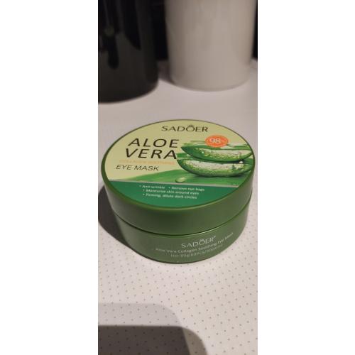 Sadoer Aloe Vera, Collagen Soothing Eye Mask (Aloesowa kolagenowa maska pod oczy) - opinie | zdjęcie do recenzji od IzaObarska - 2