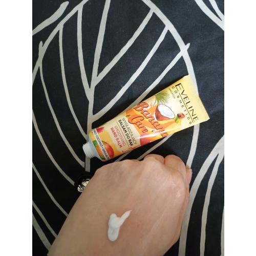 Eveline Cosmetics Banana Care, Wygładzający balsam do rąk - opinie | zdjęcie do recenzji od Owocowysad - 2