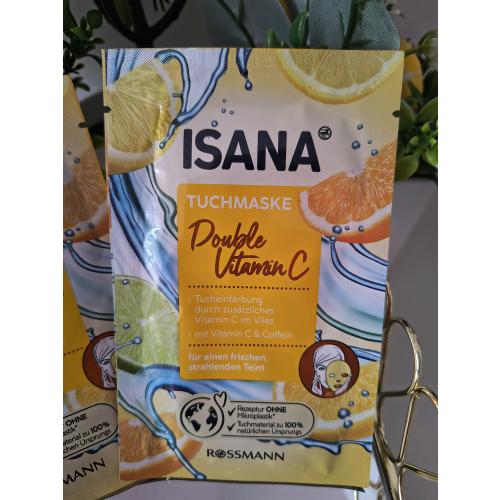 Isana Double Vitamin C Sheet Mask (Maska w płachcie z witaminą C) - opinie | zdjęcie do recenzji od Goya5 - 2