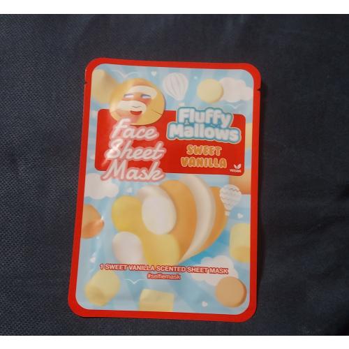 Maxbrands Fluffy Mallows, Sweet Vanilla, Face Sheet Mask (Wanilia, Maska do twarzy w płachcie) - opinie | zdjęcie do recenzji od Smerfeta83 - 1