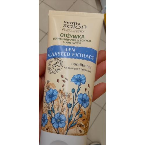 Venita Salon Professional, Conditioner For Damged And Brittle Hair (Odżywka z lnem  do włosów zniszczonych i łamliwych) - opinie | zdjęcie do recenzji od Barbra61