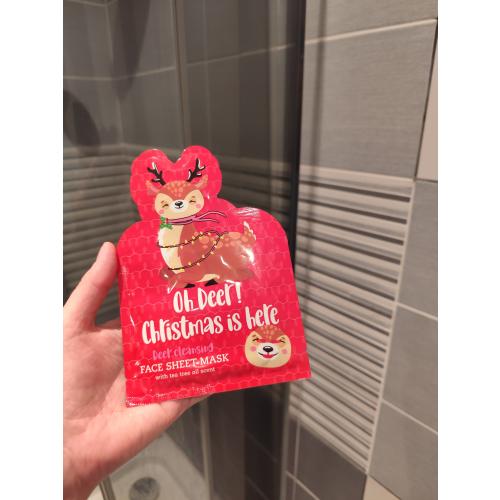 Action Face Sheet Mask with Perilla Leaf Extract Oh my Deer (Głęboko oczyszczająca maseczka w płachcie z ekstraktem z liści pachnotki) - opinie | zdjęcie do recenzji od clareblondi - 4