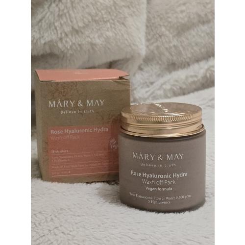 Mary & May Rose Hyaluronic Hydra Wash Off Pack (Kremowa maska normalizująca) - opinie | zdjęcie do recenzji od Miziagi - 1