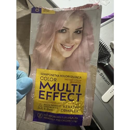 Joanna Multi Effect Color Keratin Complex (Szamponetka koloryzująca w saszetce do 4 -8 myć (nowa wersja)) - opinie | zdjęcie do recenzji od lelebr - 3