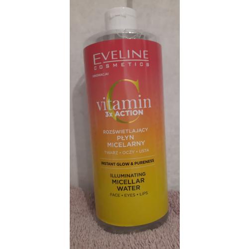 Eveline Cosmetics Vitamin C 3x Action, Rozświetlający płyn micelarny - opinie | zdjęcie do recenzji od monika_ws