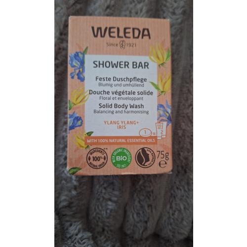 Weleda Shower Bar, Feste Duschpflege Ylang Ylang + Iris (Mydło pod prysznic w kostce) - opinie | zdjęcie do recenzji od Qradomowa86 - 1