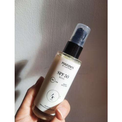 Routines by Alkmie Krem SPF 50 - opinie | zdjęcie do recenzji od lusia1987