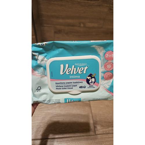 Velvet Intima, Nawilżany papier toaletowy - opinie | zdjęcie do recenzji od crayola