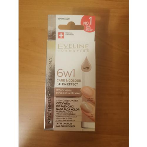 Eveline Cosmetics Nail Therapy Professional, Skoncentrowana odżywka do paznokci nadająca kolor 6w1 Care & Color - opinie | zdjęcie do recenzji od deltatrzyecho - 1