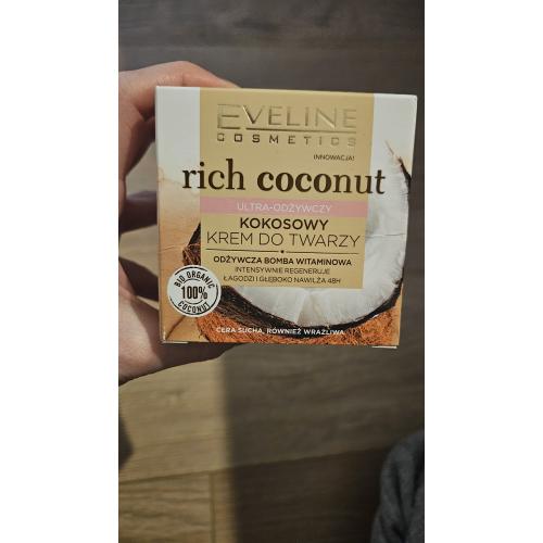 Eveline Cosmetics Rich Coconut, Ultra-odżywczy kokosowy krem do twarzy - opinie | zdjęcie do recenzji od crayola - 1