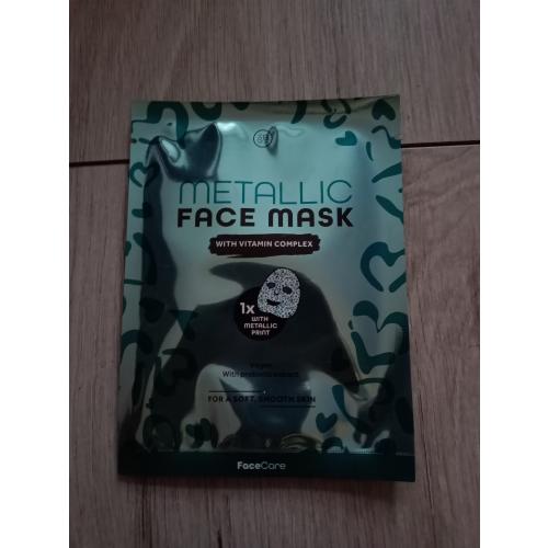 Action Skin Bliss, Metallic Face Mask with Probiotic Extract (Maska do twarzy w płachcie) - opinie | zdjęcie do recenzji od LandOfBliss
