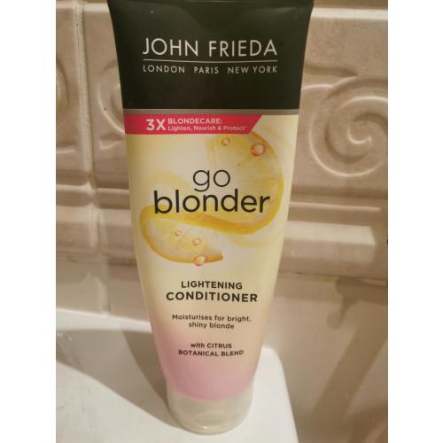 John Frieda Go Blonder, Lightening Conditioner (Rozjaśniająca odżywka do włosów blond (nowa wersja)) - opinie | zdjęcie do recenzji od beaffinka - 1
