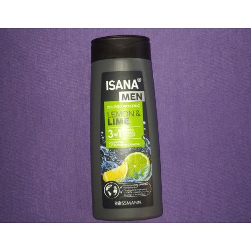 Isana Men,  Lemon & Lime Duschgel  3 in 1 (Żel pod prysznic 3 w 1) - opinie | zdjęcie do recenzji od CrueltyFreeLulus