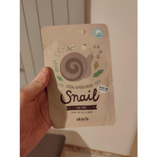 SKIN79 Fresh Garden, Snail Mask (Maska w płacie z filtratem ze ślimaka) - opinie | zdjęcie do recenzji od clareblondi - 1
