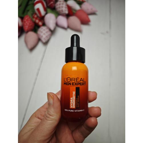 L'Oreal Paris Men Expert, Hydra Energetic, Vitamin C Shot Serum (Serum z witaminą C) - opinie | zdjęcie do recenzji od DianaArtsewing