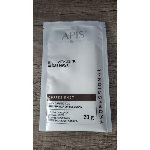 Apis Coffee Shot, Biorewitalizująca maska algowa z kwasem kawowym i ziarenkami kawy Arabica - opinie | zdjęcie do recenzji od joaska1992 - 1