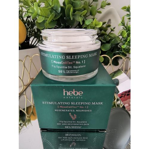 Hebe Naturals, MossCellTec No. 1, Stimulating Sleeping Mask (Stymulująca maska do twarzy na noc) - opinie | zdjęcie do recenzji od Goya5 - 2