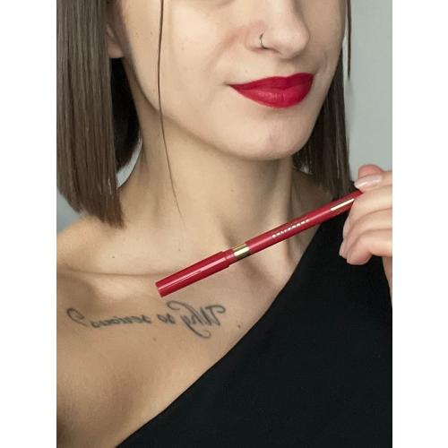Eveline Cosmetics Variete, Intense Color Color 24H Extreme Wear ,Waterproof Gel Lipliner Pencil (Wodoodporna żelowa kredka do ust) - opinie | zdjęcie do recenzji od ewakowalska_