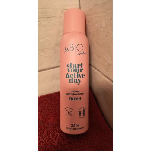 beBIO Start Your Active Day, Fresh, Natural Spray Deodorant (Naturalny dezodorant w sprayu) - opinie | zdjęcie do recenzji od ula_wiencek