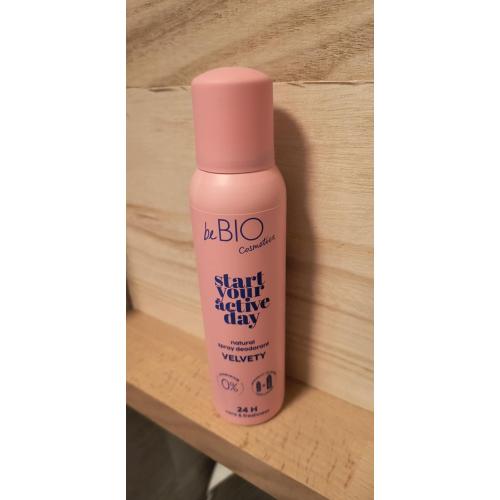 beBIO Start Your Active Day, Velvety, Natural Spray Deodorant (Naturalny dezodorant w sprayu) - opinie | zdjęcie do recenzji od renata_borko