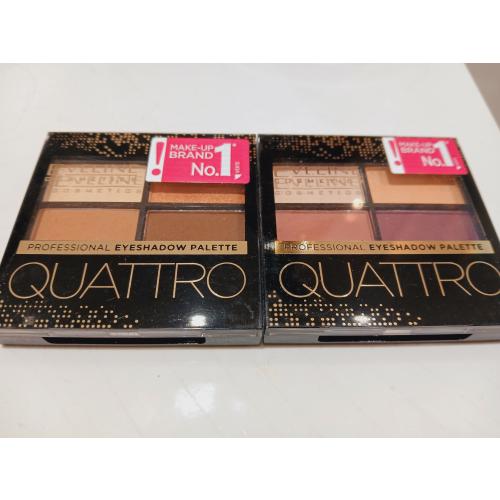 Eveline Cosmetics Quattro Professional Eyeshadow Palette (Poczwórne cienie do powiek) - opinie | zdjęcie do recenzji od Anna_Aneczka_A