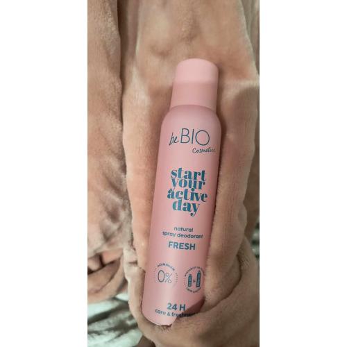 beBIO Start Your Active Day, Fresh, Natural Spray Deodorant (Naturalny dezodorant w sprayu) - opinie | zdjęcie do recenzji od kasaidruga