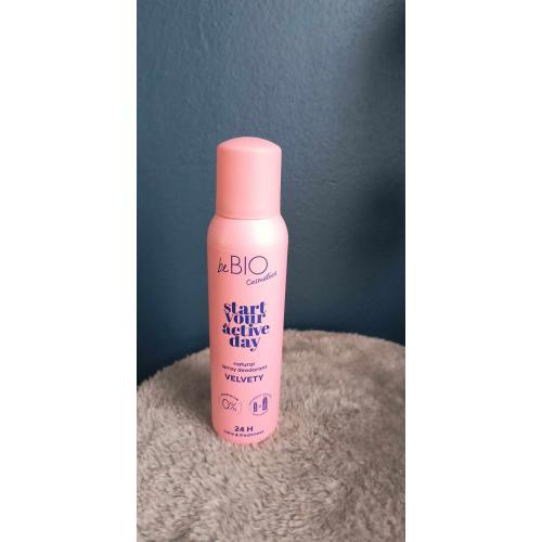 beBIO Start Your Active Day, Velvety, Natural Spray Deodorant (Naturalny dezodorant w sprayu) - opinie | zdjęcie do recenzji od Klemartyna