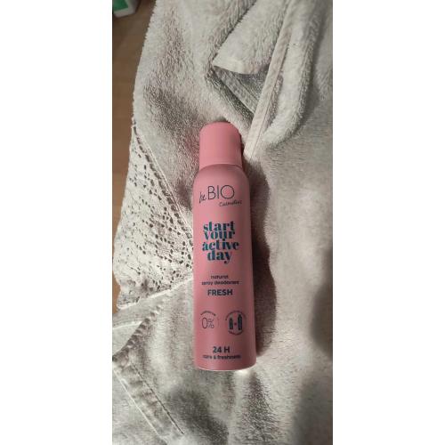 beBIO Start Your Active Day, Fresh, Natural Spray Deodorant (Naturalny dezodorant w sprayu) - opinie | zdjęcie do recenzji od brodaanna