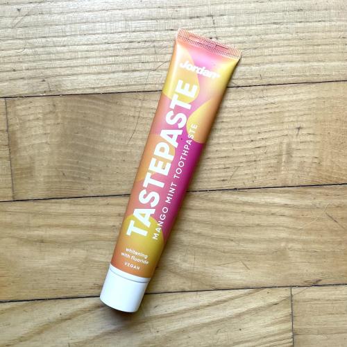 Jordan TastePaste, Toothpaste Mango & Mint (Pasta do zębów `Mango - mięta`) - opinie | zdjęcie do recenzji od Crystal1994