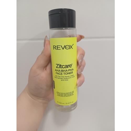 Revox Zitcare, AHA BHA PHA Face Toner (Tonik do twarzy) - opinie | zdjęcie do recenzji od rory_txt