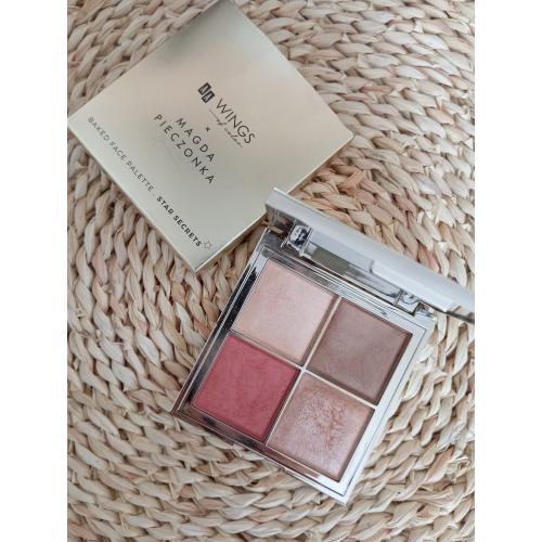 AA Wings of Color Star Secrets, by Magda Pieczonka, Baked Face Palette (Wypiekana paleta do konturowania twarzy) - opinie | zdjęcie do recenzji od czarrna90