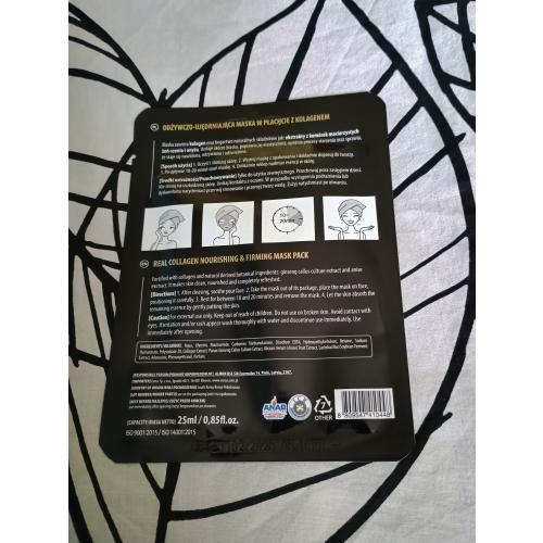 Pax Moly Real Collagen Mask Pack (Maska nawilżająca) - opinie | zdjęcie do recenzji od Owocowysad - 2