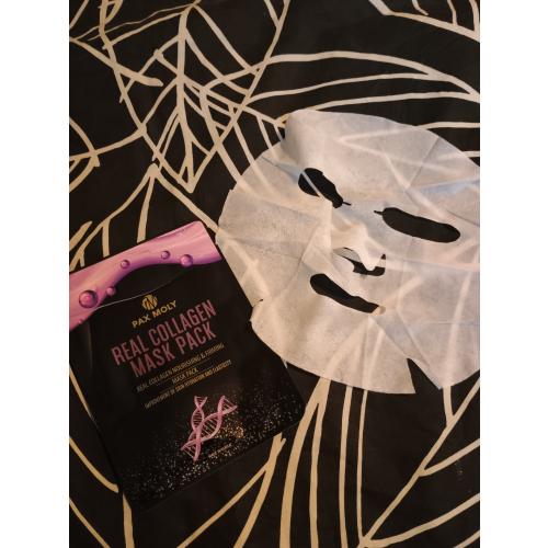 Pax Moly Real Collagen Mask Pack (Maska nawilżająca) - opinie | zdjęcie do recenzji od Owocowysad - 3