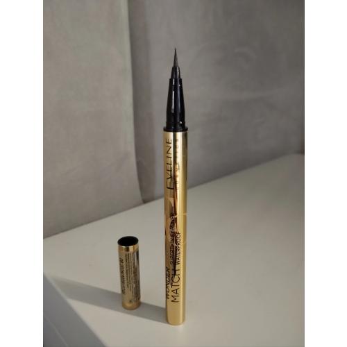 Eveline Cosmetics Wonder Match, Superthin Eyeliner Waterproof (Wodoodporny eyeliner z cienką końcówką) - opinie | zdjęcie do recenzji od Mona260676
