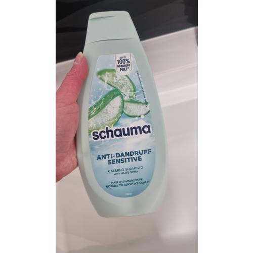 Schauma Anti-Dandruff Sensitive, Calming Shampoo with Aloe Vera (Przeciwłupieżowy szampon do włosów z aloesem) - opinie | zdjęcie do recenzji od Anzelka9