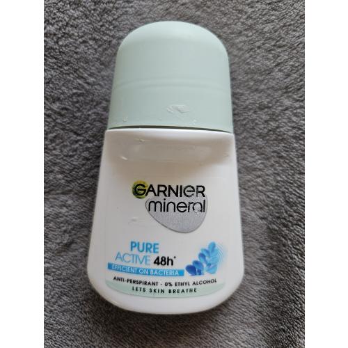 Garnier Mineral, Pure Active 48h Anti-perspirant 0% Ethyl Alcohol (Antyperspirant 48h w kulce bez alkoholu etylowego) - opinie | zdjęcie do recenzji od Ziomkowna19