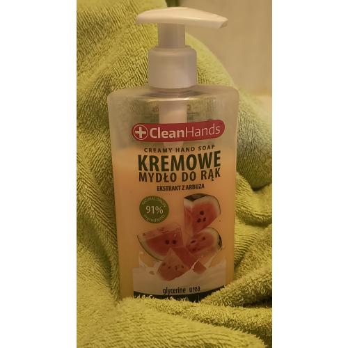 CleanHands Creamy Hand Soap (Kremowe mydło w płynie 'Ekstrakt z arbuza') - opinie | zdjęcie do recenzji od Ewafefka - 1